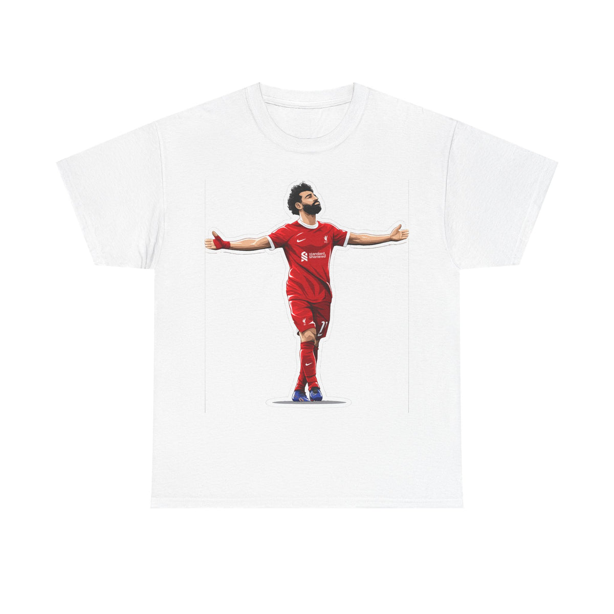 Mo Salah Celebration Tee — Liverpool Graphic T-Shirt