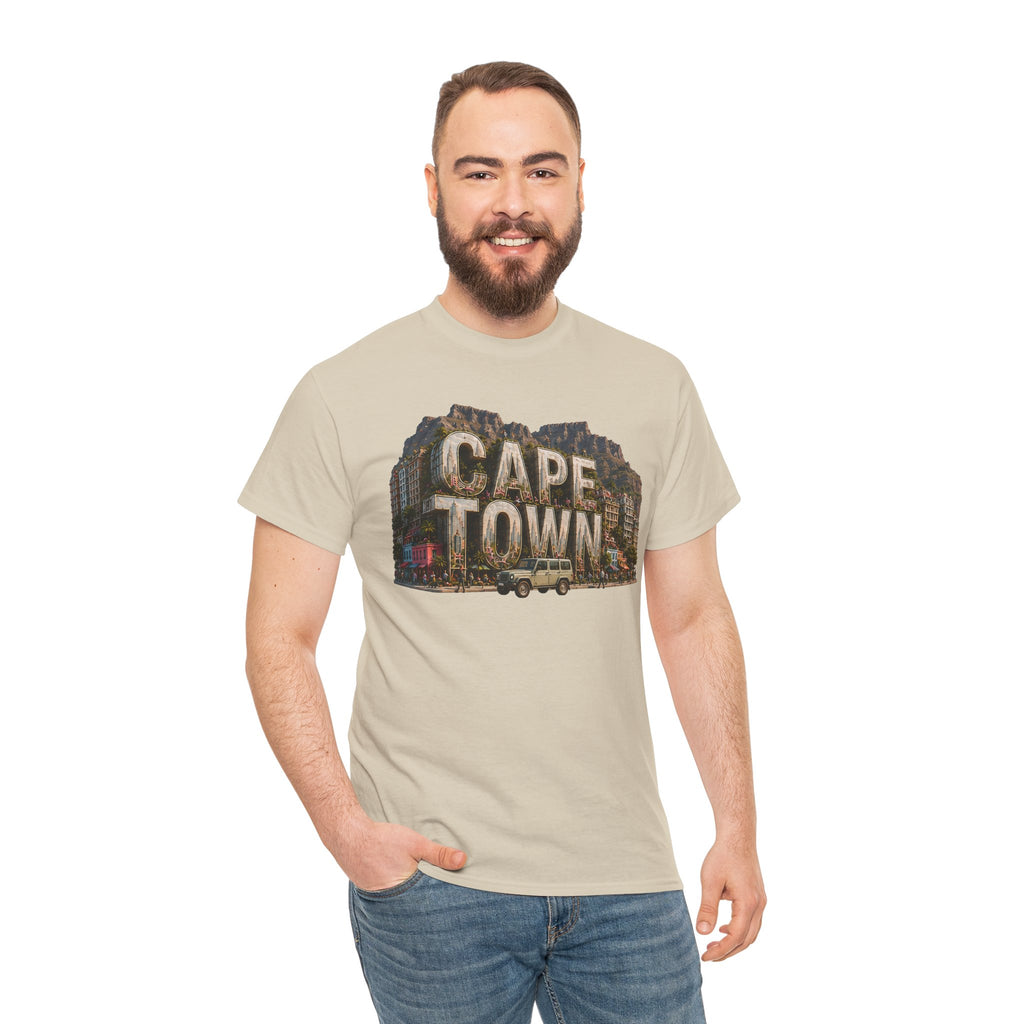 Cape Town Vintage Photo Tee — South Africa Travel Souvenir T-Shirt
