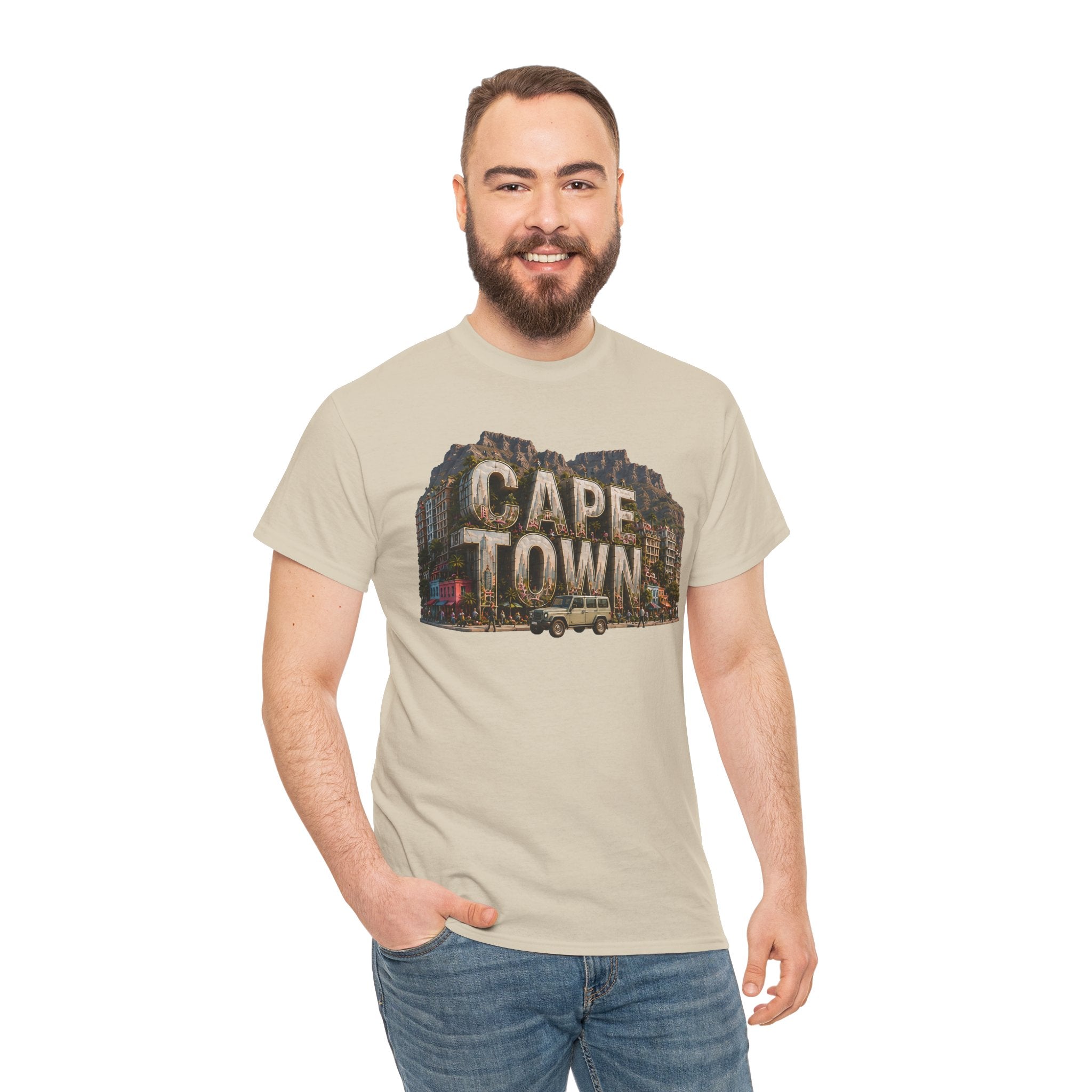 Cape Town Vintage Photo Tee — South Africa Travel Souvenir T-Shirt