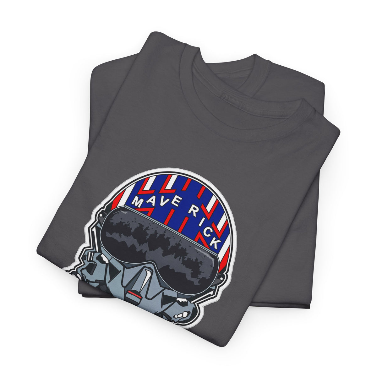 Skull Pilgrim Tee — Retro Striped 'Maverick' Helmet Graphic Shirt