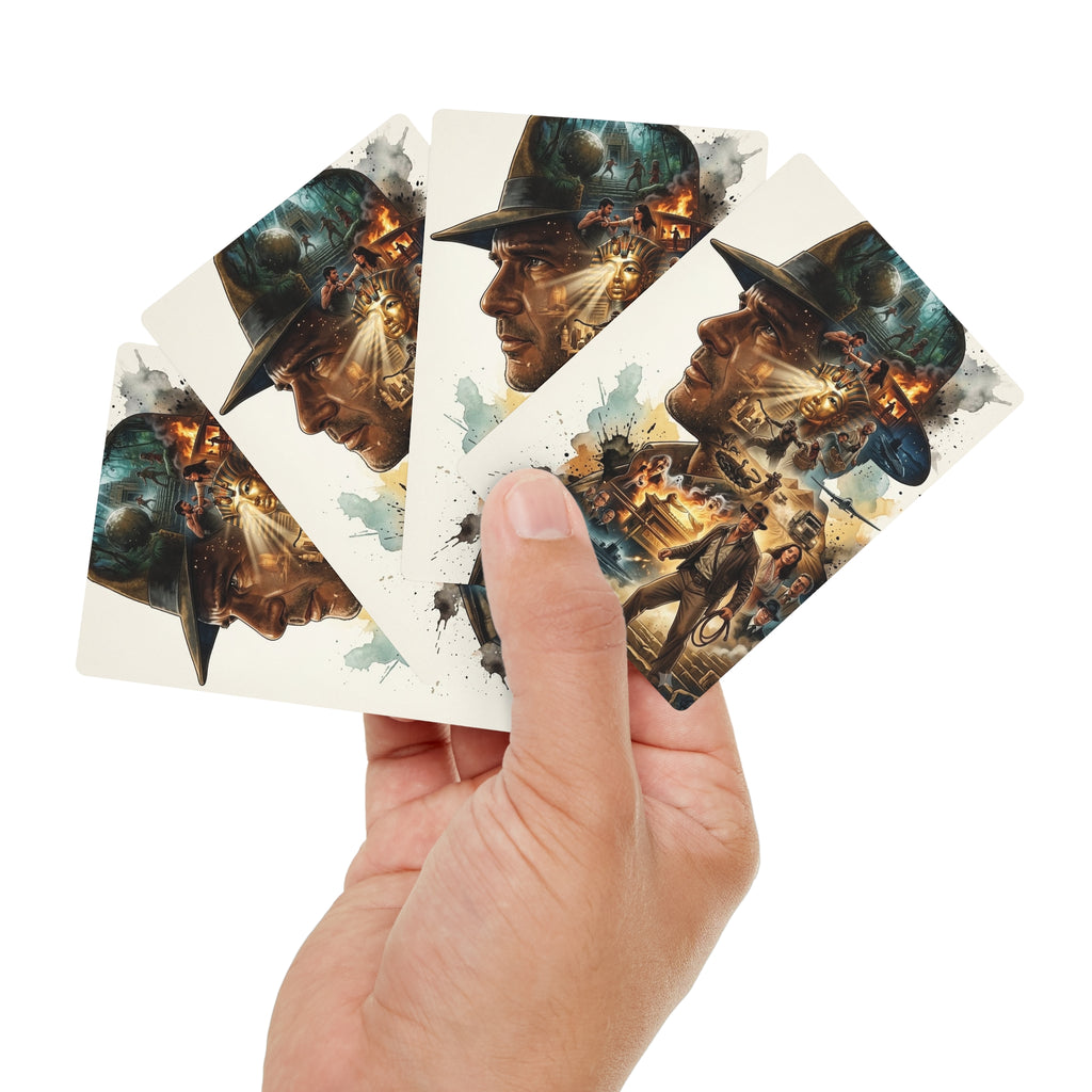Indiana Jones Playing / Poker Cards