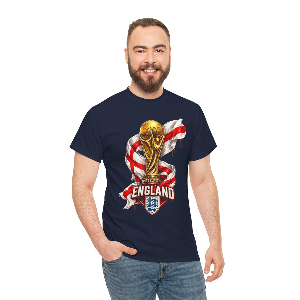England World Cup Trophy T‑Shirt — St George's Cross Football Fan Tee