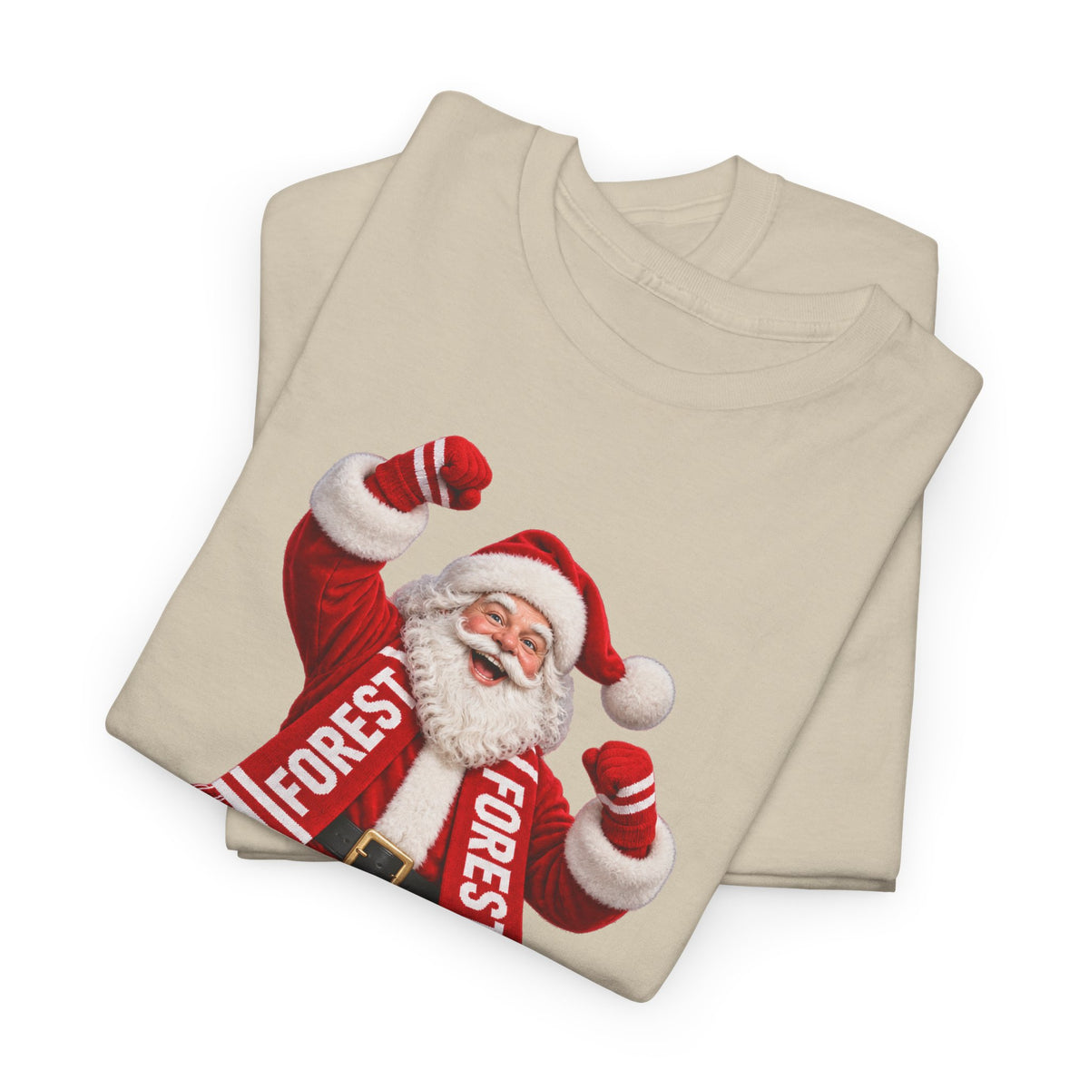 Nottingham Forest Santa Claus Dancing T‑Shirt — Vintage Christmas Holiday Tee