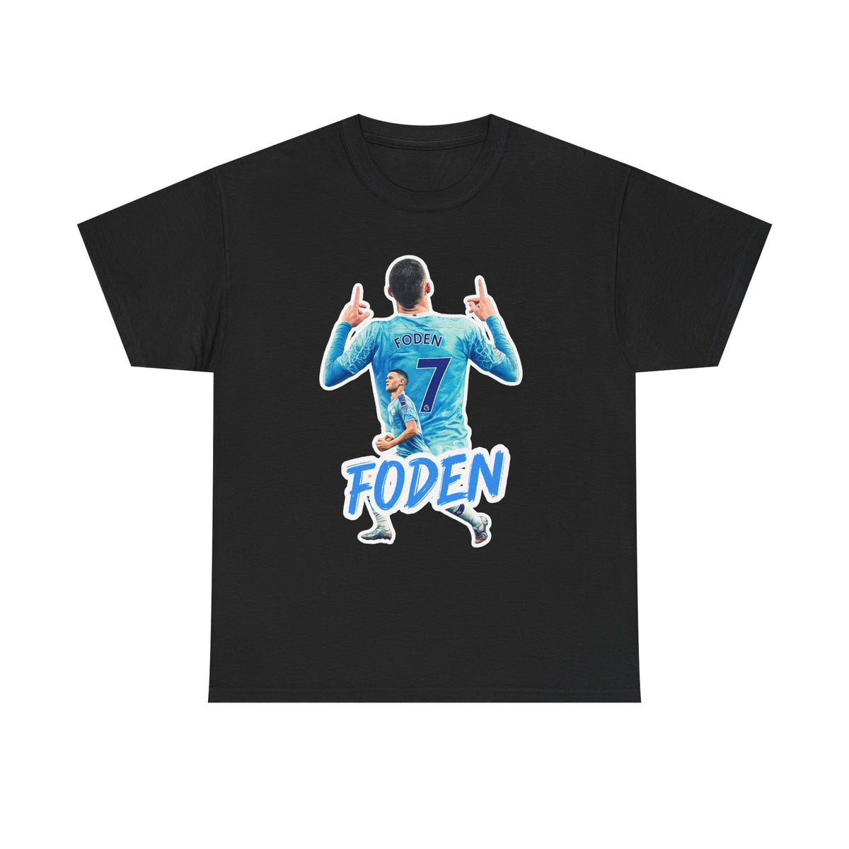 Phil Foden #7 Soccer T‑Shirt — Manchester City Fan Jersey Tribute