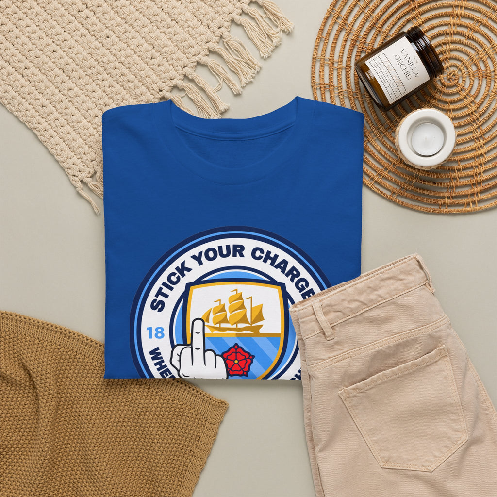 Manchester City "Stick Your Charger Where the Sun Don't Shine" Cotton t-shirt