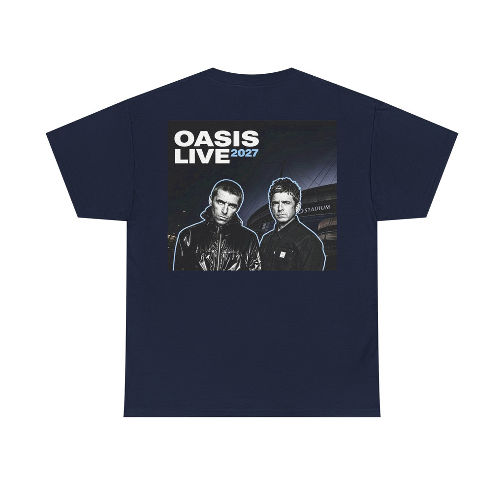 Oasis Live 2027 Band Tee — Retro Rock Concert T-Shirt