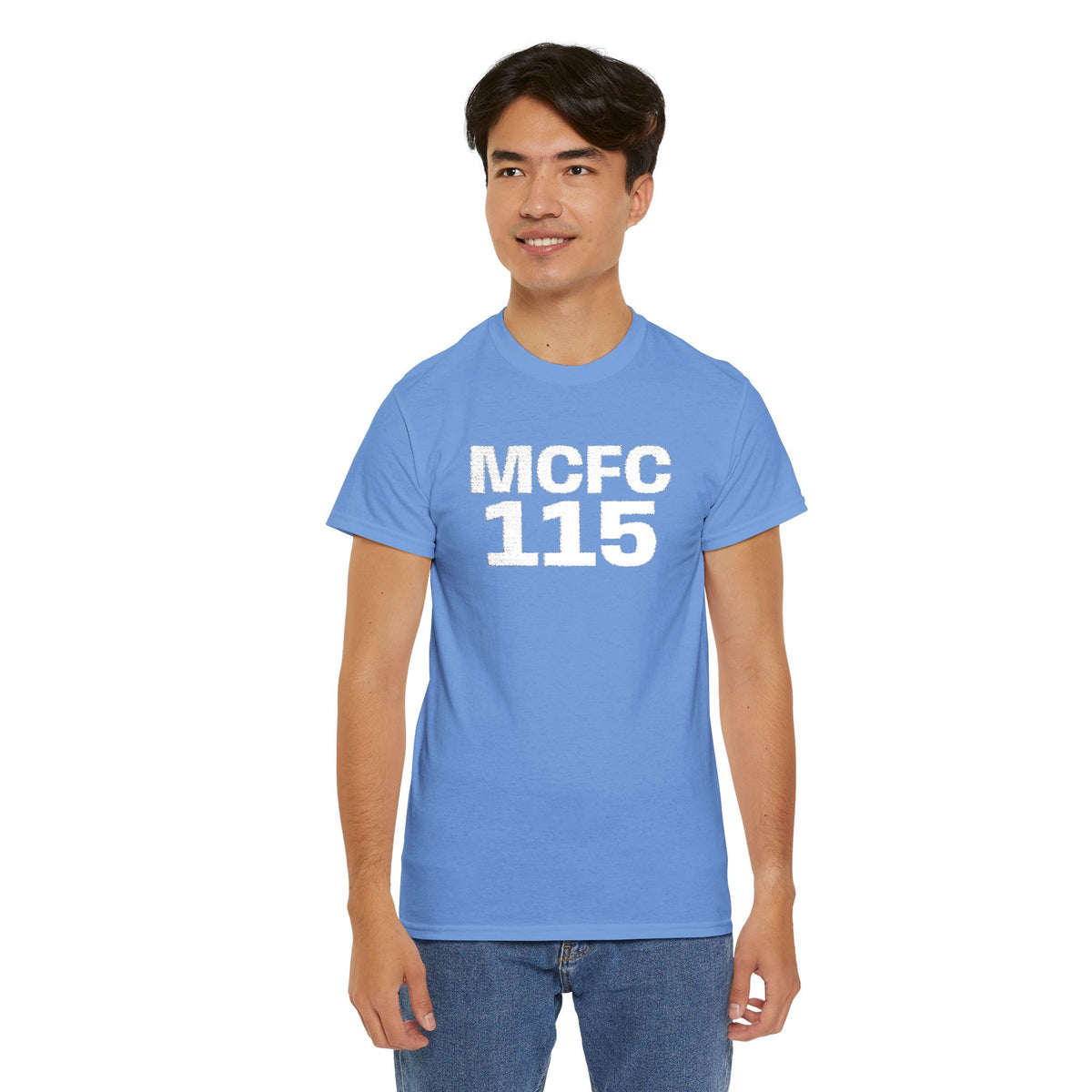MCFC 115 T-Shirt — Vintage Football Club Number Tee