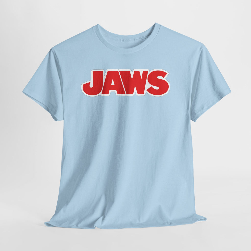 Jaws Logo Tee — Retro Red Movie Graphic T‑Shirt