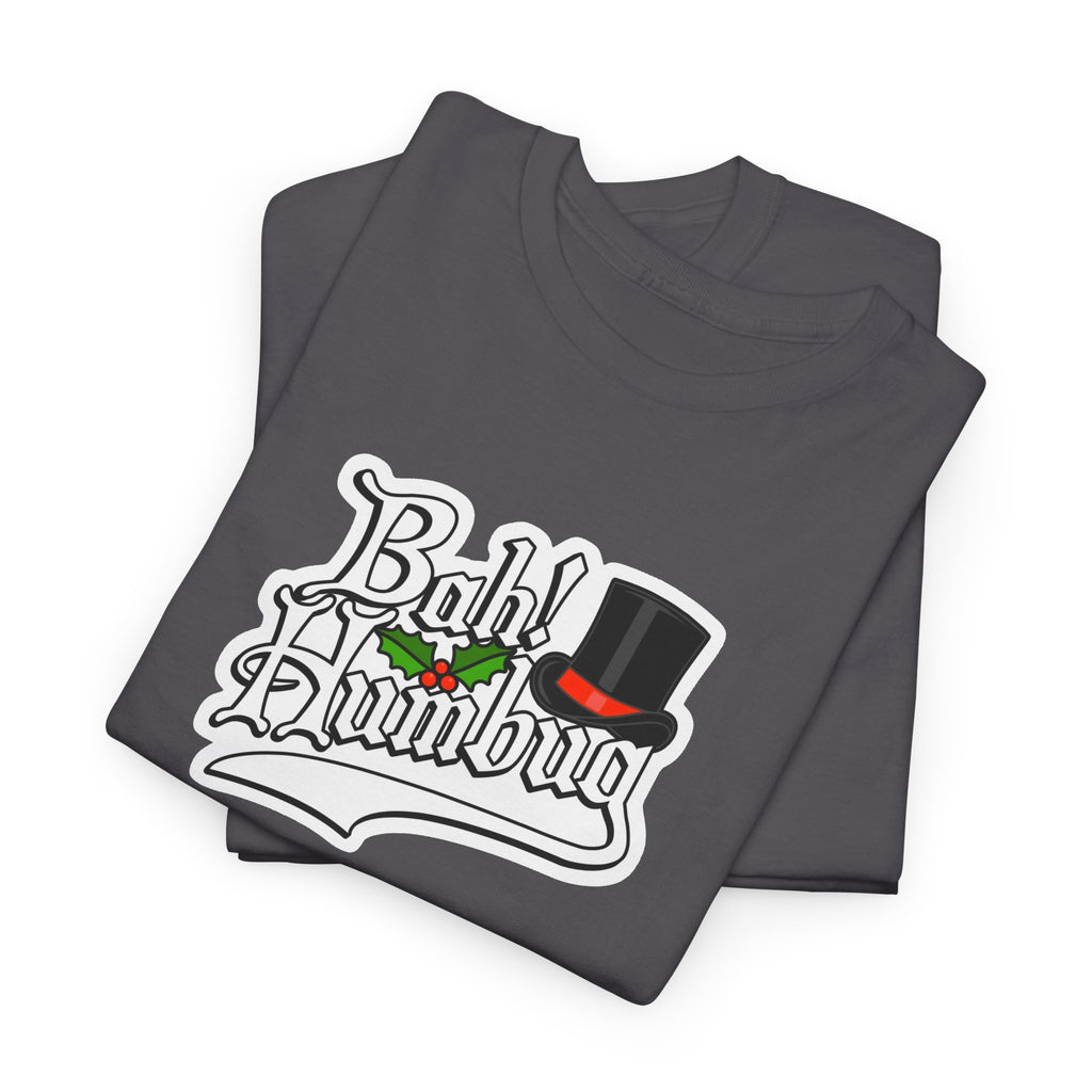 Bah Humbug Christmas Graphic Cotton T-Shirt / Tee
