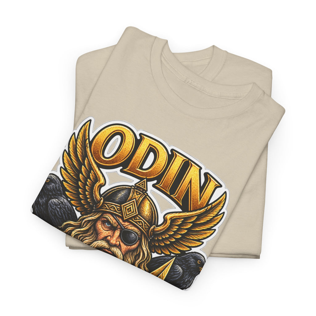Odin Viking Cotton T-Shirt — Norse God Graphic Tee
