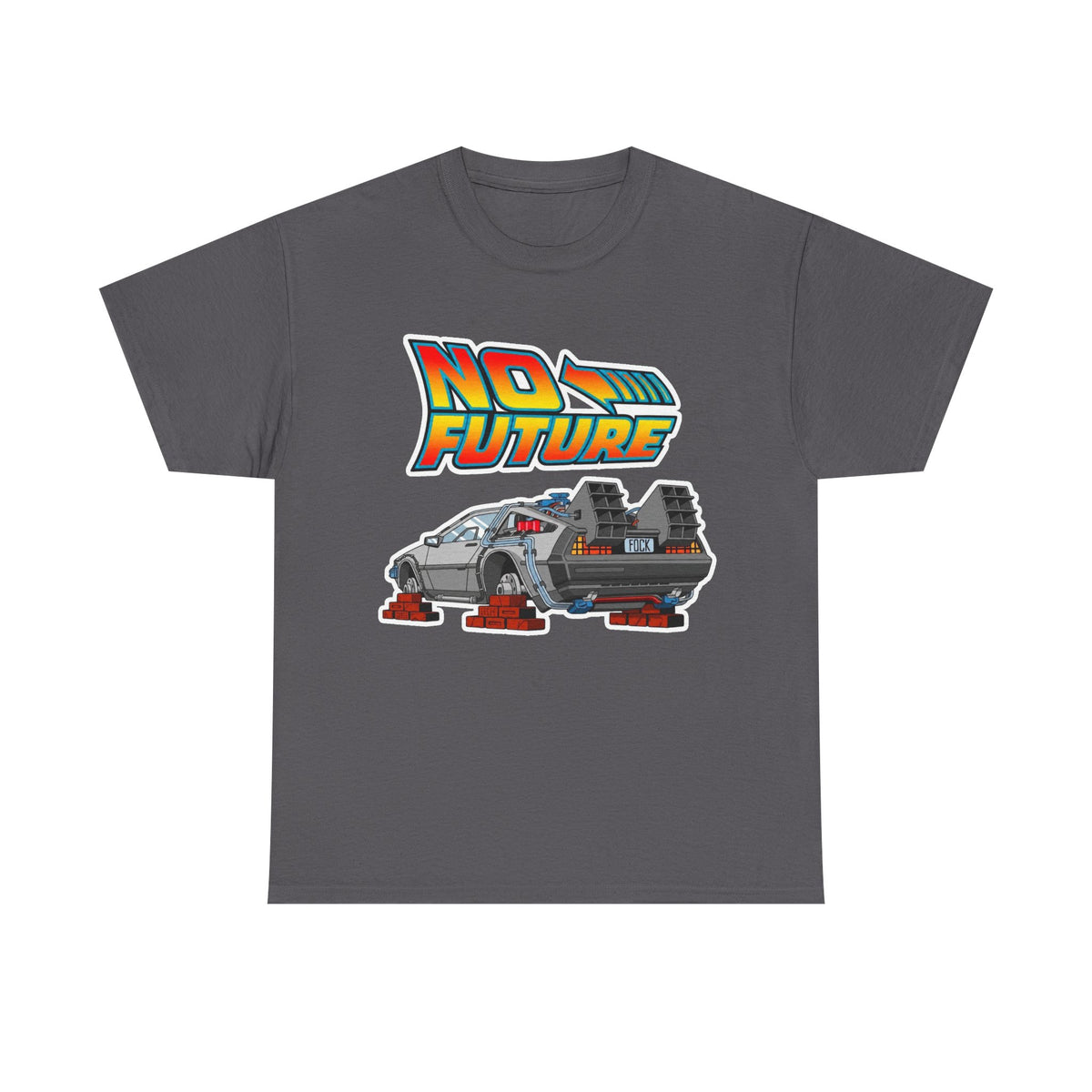 No Future DeLorean Cotton T-Shirt