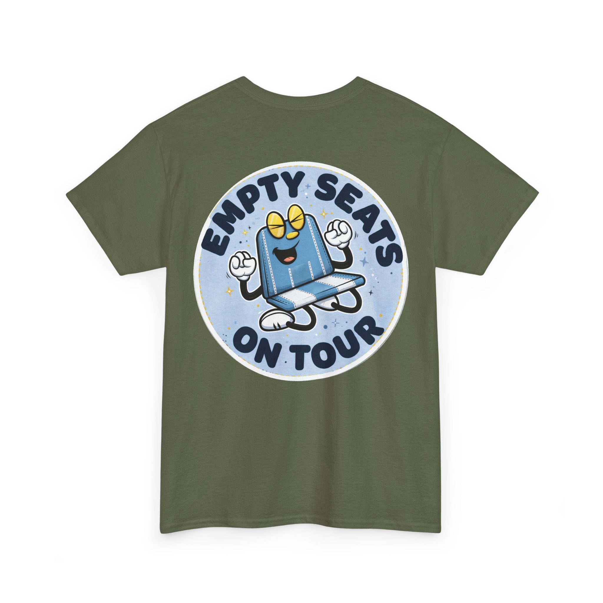Manchester City T-Shirt — 'Empty Blue Seats On Tour' Retro Skate Graphic Tee