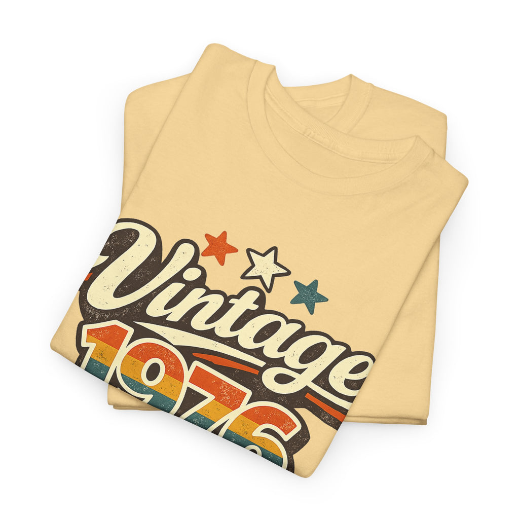 Vintage 1976 Retro Graphic Tee — Classic Birthday or Anniversary Gift