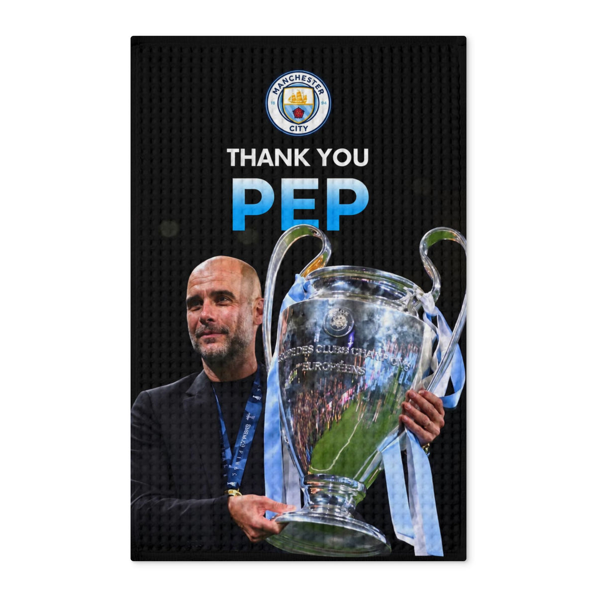 Thank You Pep Tea Towel – Manchester City Champions Tribute