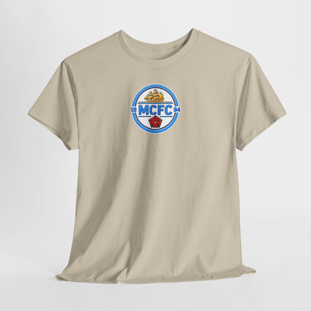 MCFC Retro Crest T‑Shirt — Vintage Soccer Fan Tee