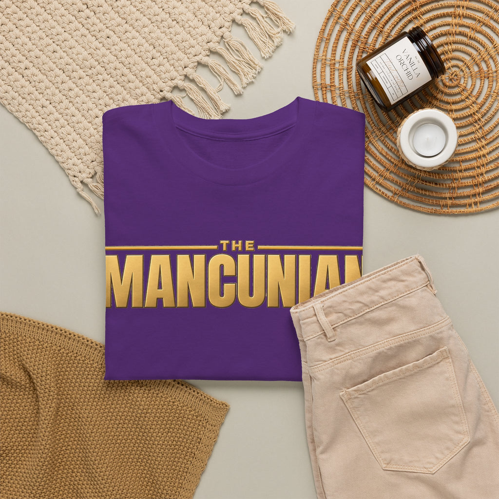 Mancunian Gold Logo Cotton T‑Shirt