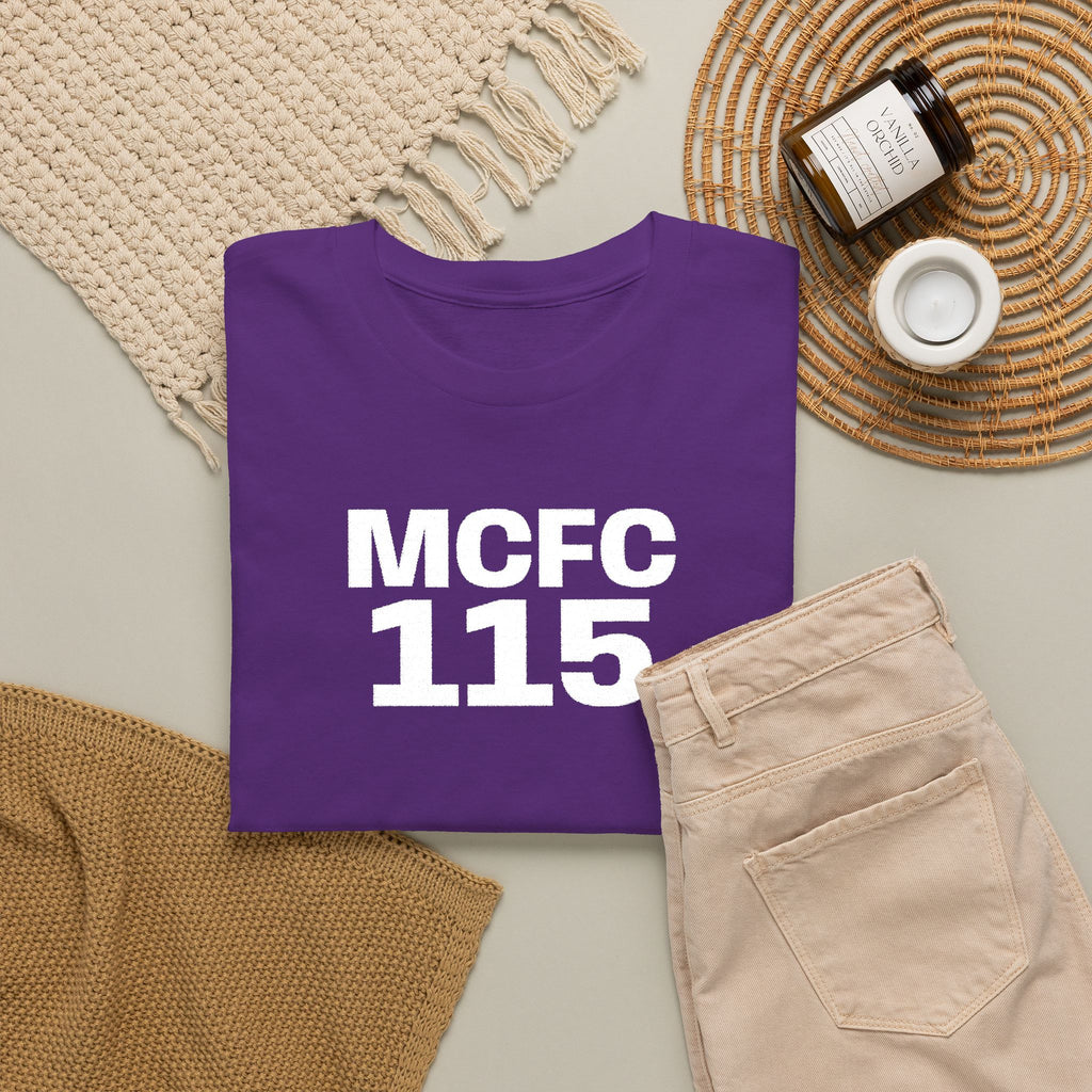 MCFC 115 T-Shirt — Vintage Football Club Number Tee