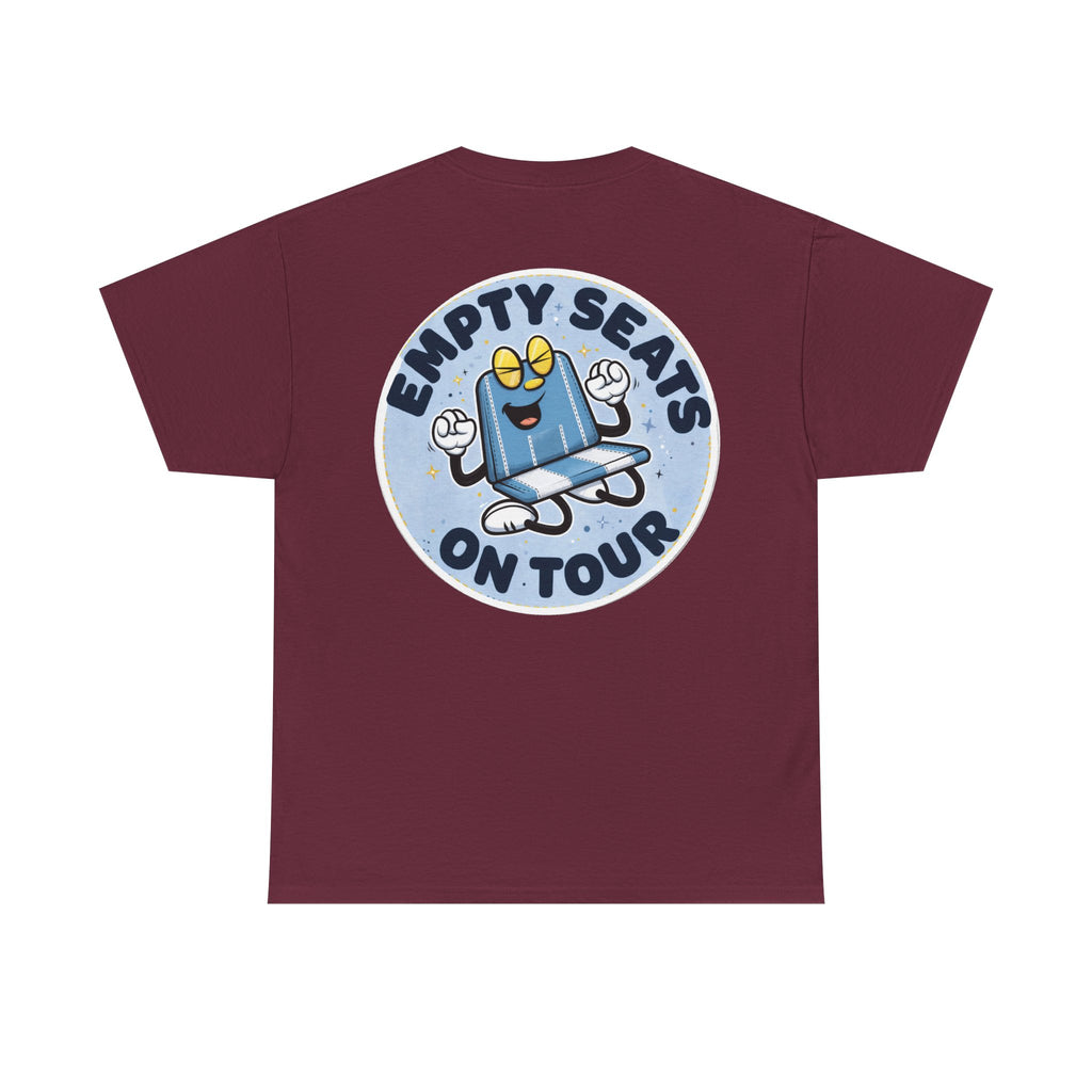 Manchester City T-Shirt — 'Empty Blue Seats On Tour' Retro Skate Graphic Tee
