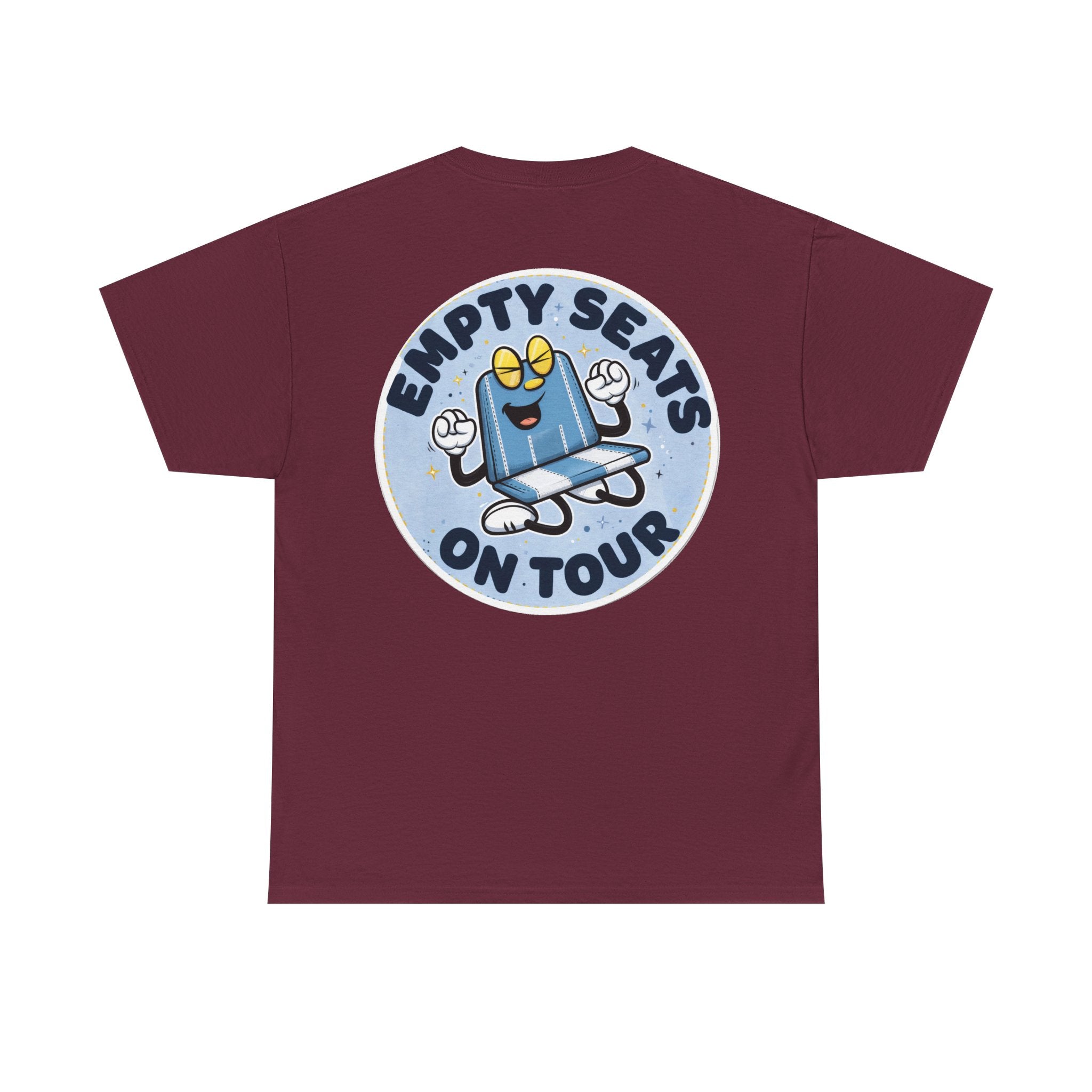 Manchester City T-Shirt — 'Empty Blue Seats On Tour' Retro Skate Graphic Tee