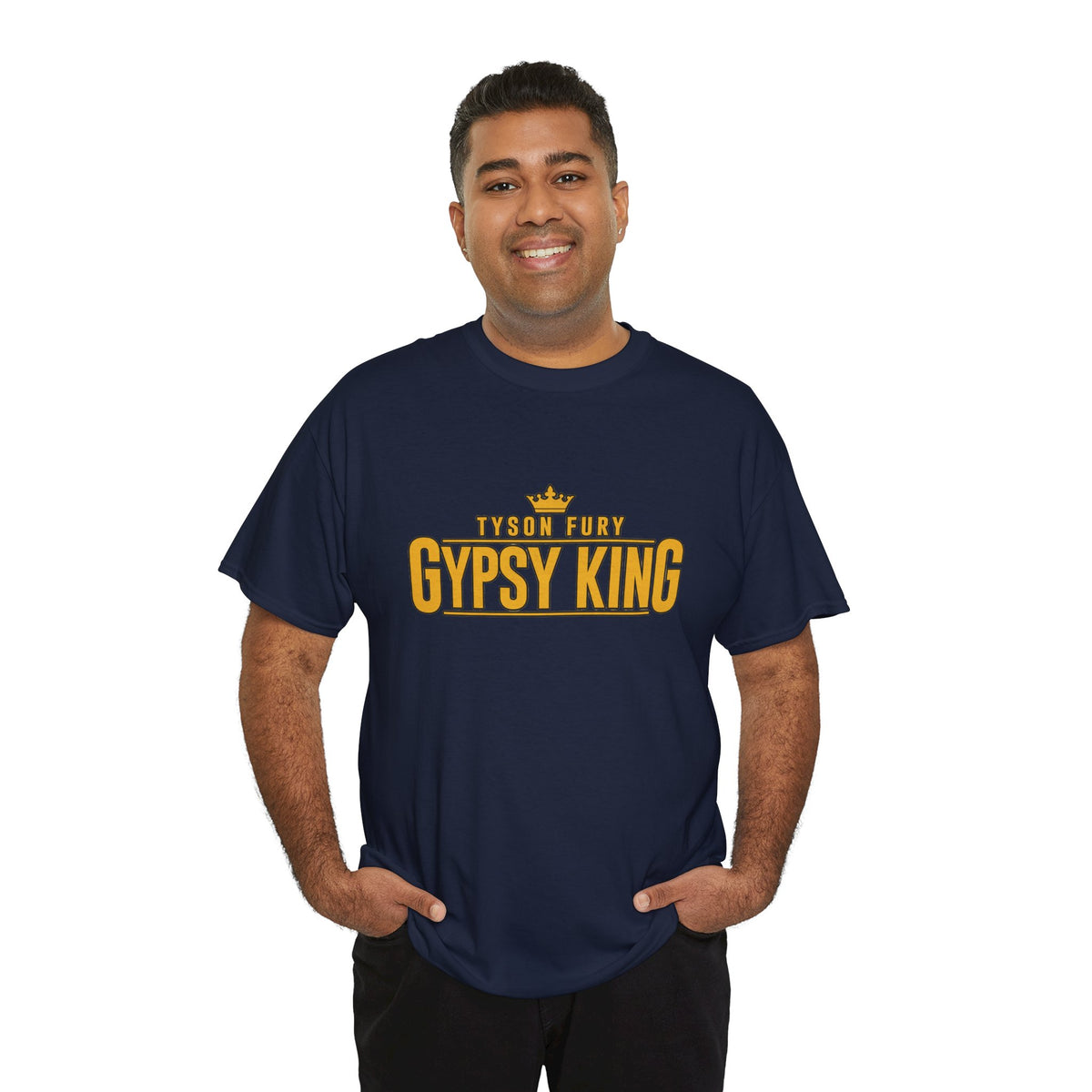 T-Shirt — "Gypsy King" Retro Crown Boxing Tribute Tee