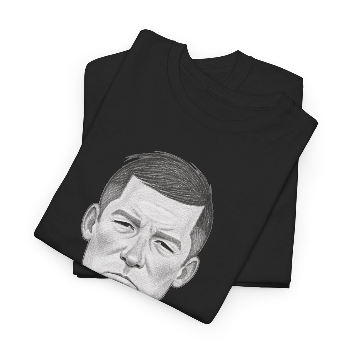 Sir Alex Ferguson Cotton T-Shirt — Vintage Stoic Portrait Shirt