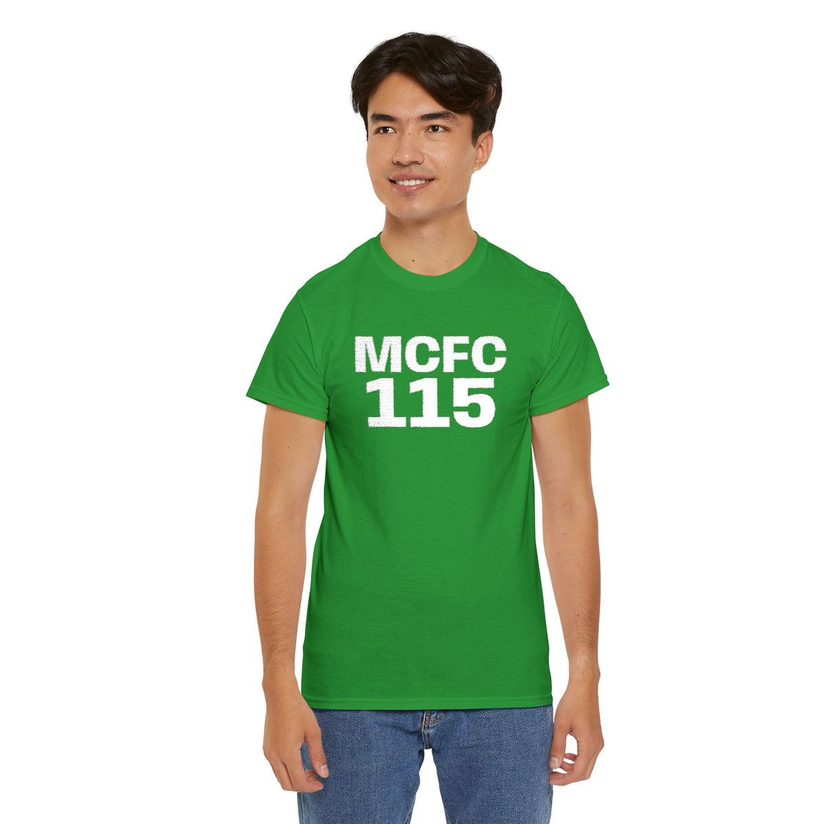 MCFC 115 T-Shirt — Vintage Football Club Number Tee