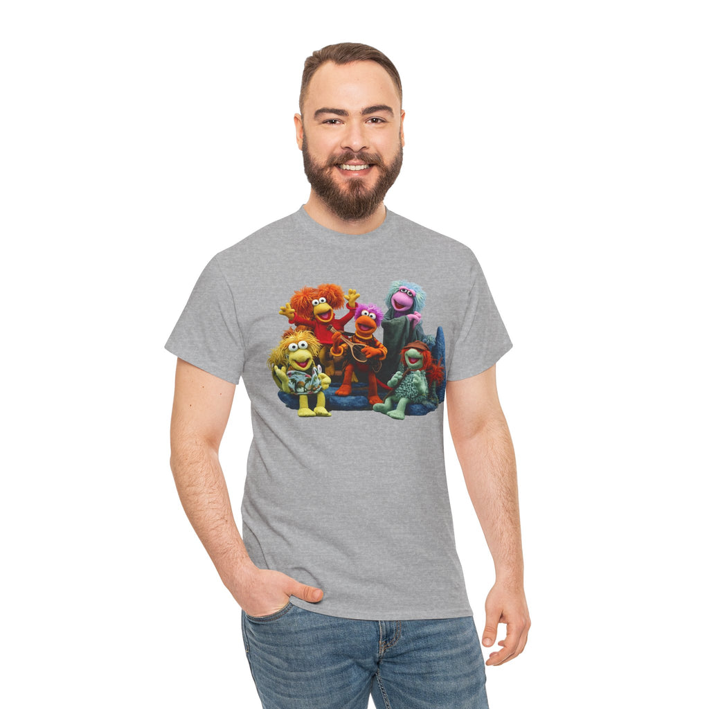 Fraggle Rock Muppet Crew Graphic Tee — Vintage Puppet Group T-Shirt