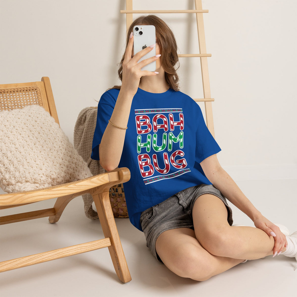Bah Humbug Christmas Cotton T-Shirt
