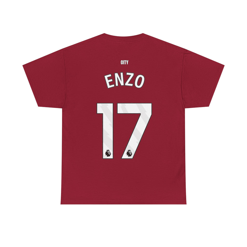 Enzo Fernandez Manchester City Inspired Cotton T-Shirt