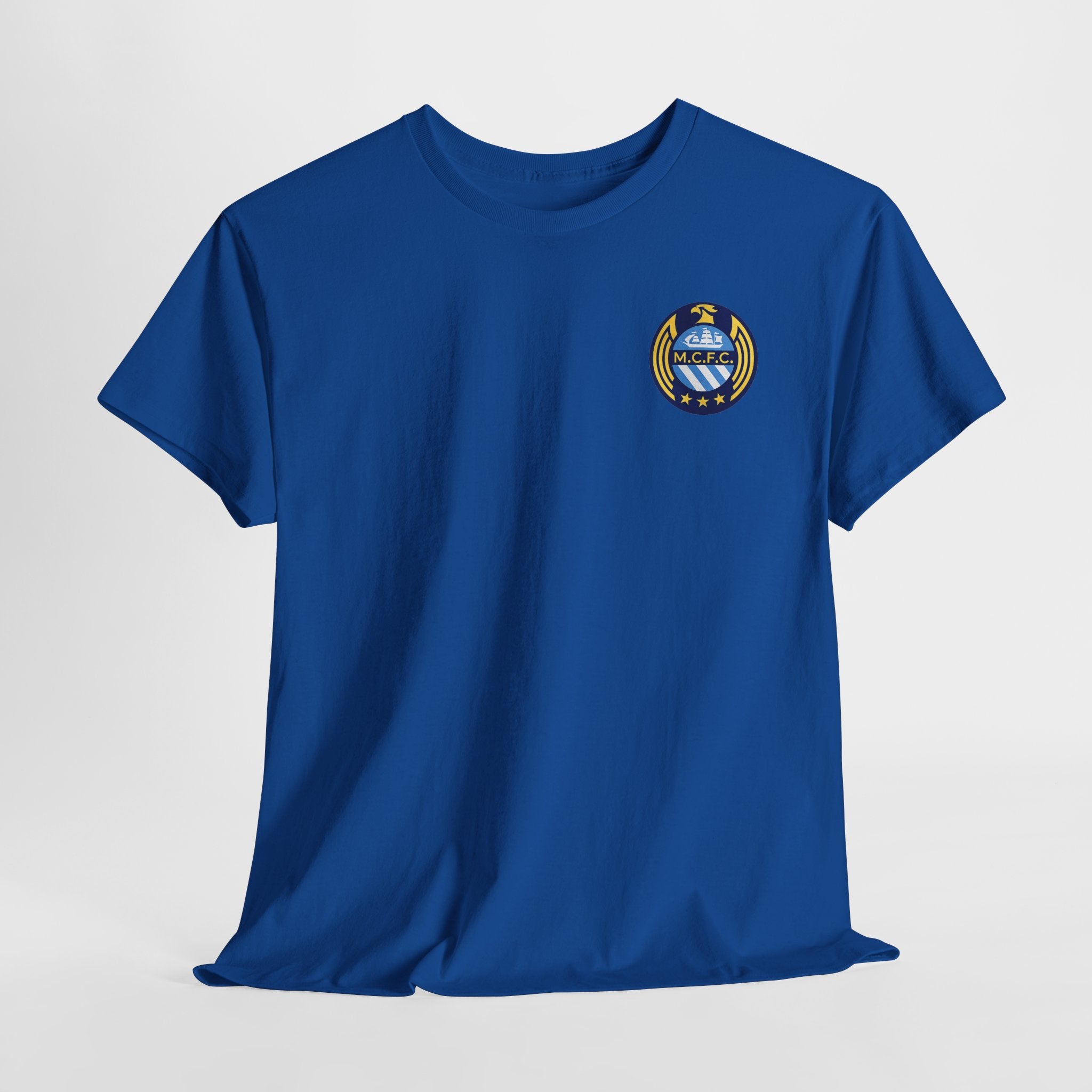 MCFC Unofficial Crest / Badge Tee — Nautical Compass Emblem Shirt