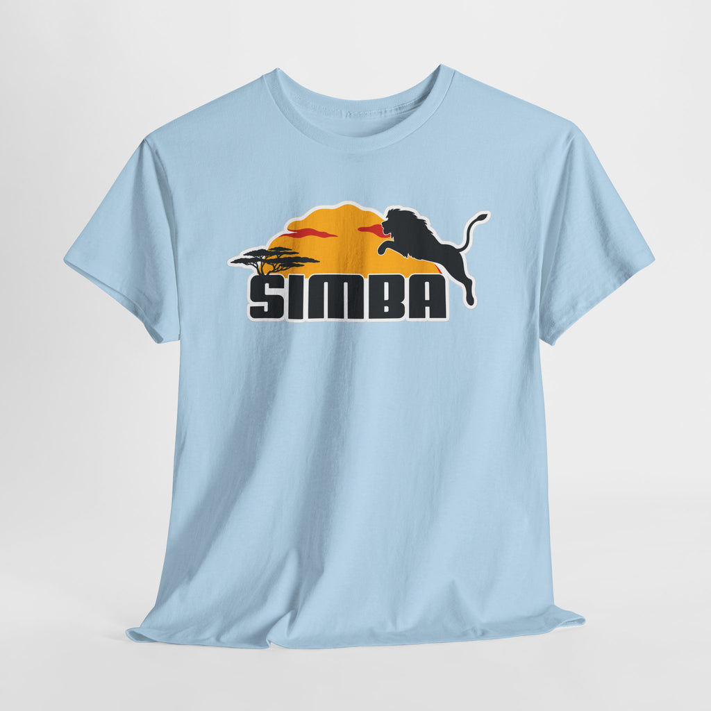 Simba Sunset Graphic Tee — Lion Silhouette Safari T-Shirt