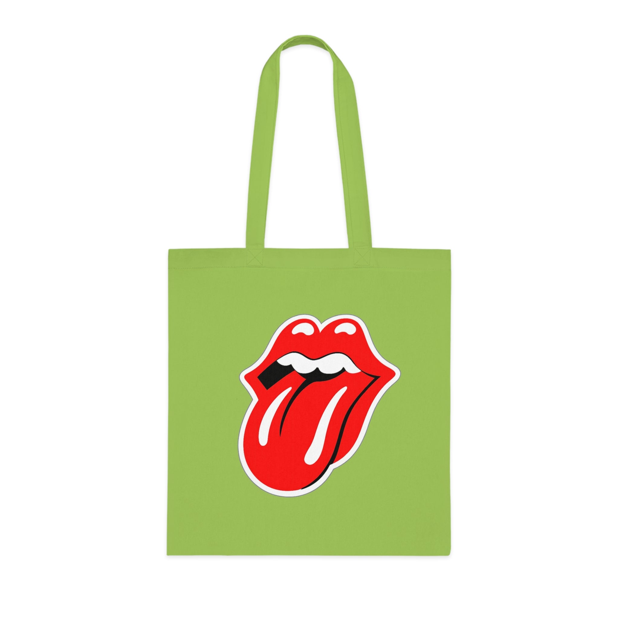 Rock Red Tongue Graphic Tote Bag