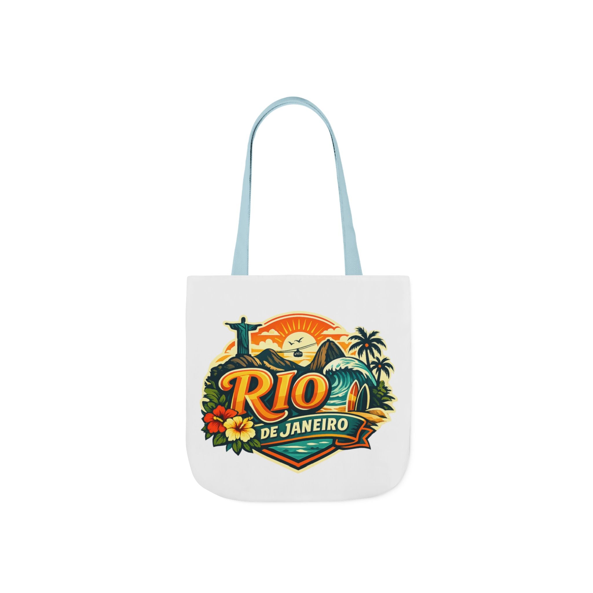 Rio de Janeiro Travel Tote — Retro Beach Canvas Bag