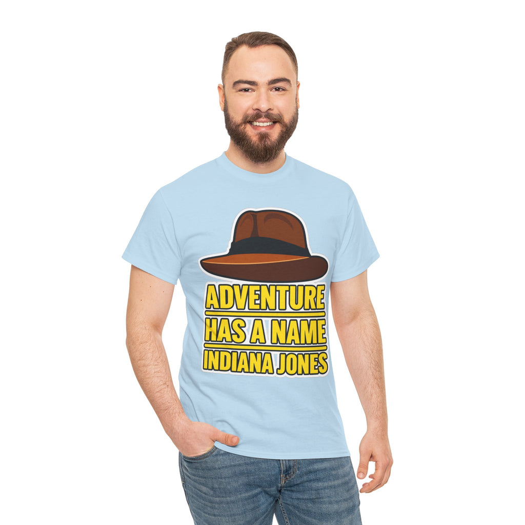Adventure Has a Name Indiana Jones Graphic Cotton T-Shirt