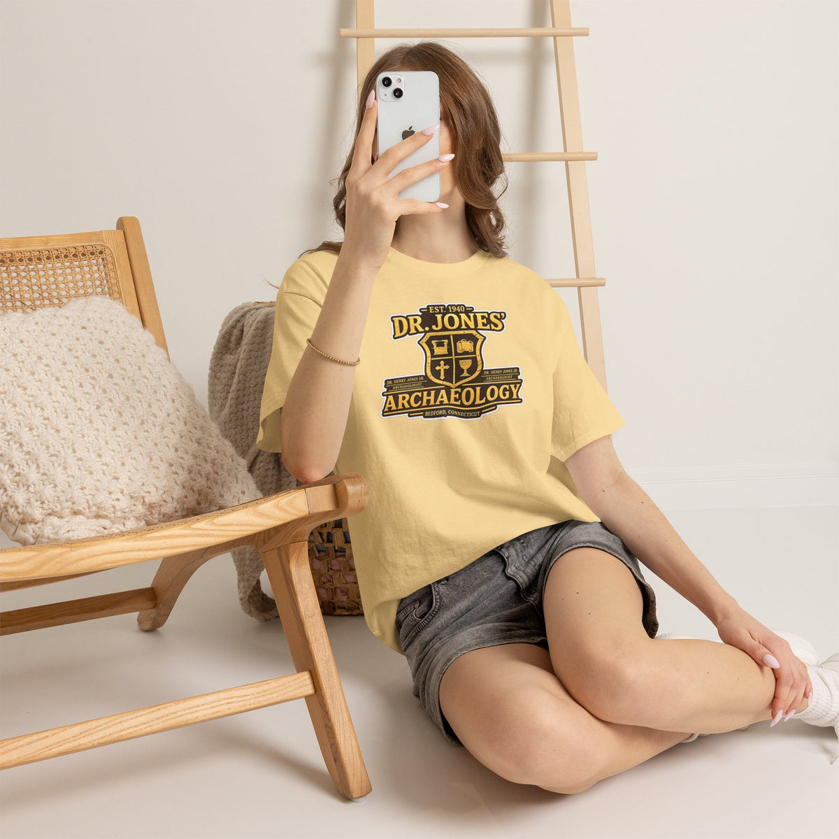 Dr. Jones Archaeology Vintage Adventure Cotton T-Shirt