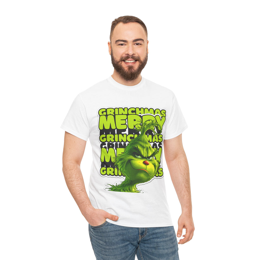 Grinchmas Merry Grinch Christmas Cotton T-Shirt / Tee