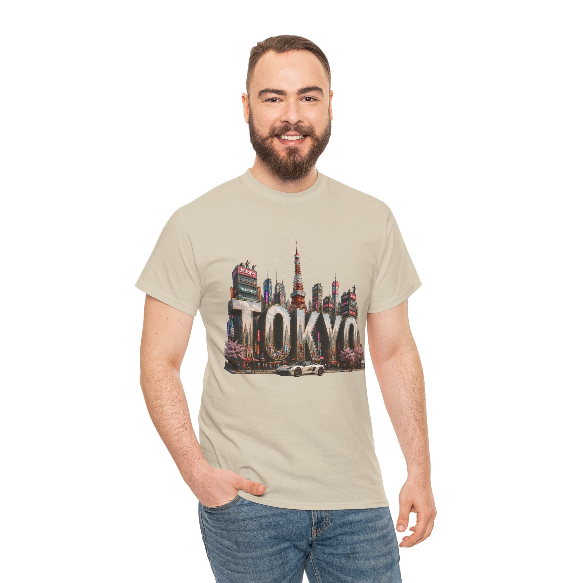 Tokyo Skyline T-Shirt — Vintage Cityscape Graphic Tee