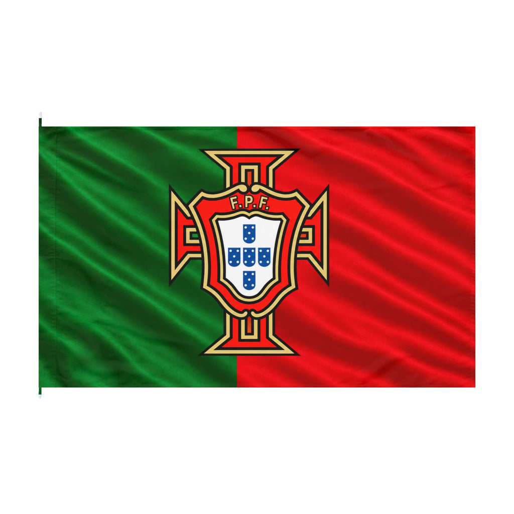 Portugal Crest Double-Sided Flag — Portuguese National Flag, Outdoor & Indoor Decorative Banner