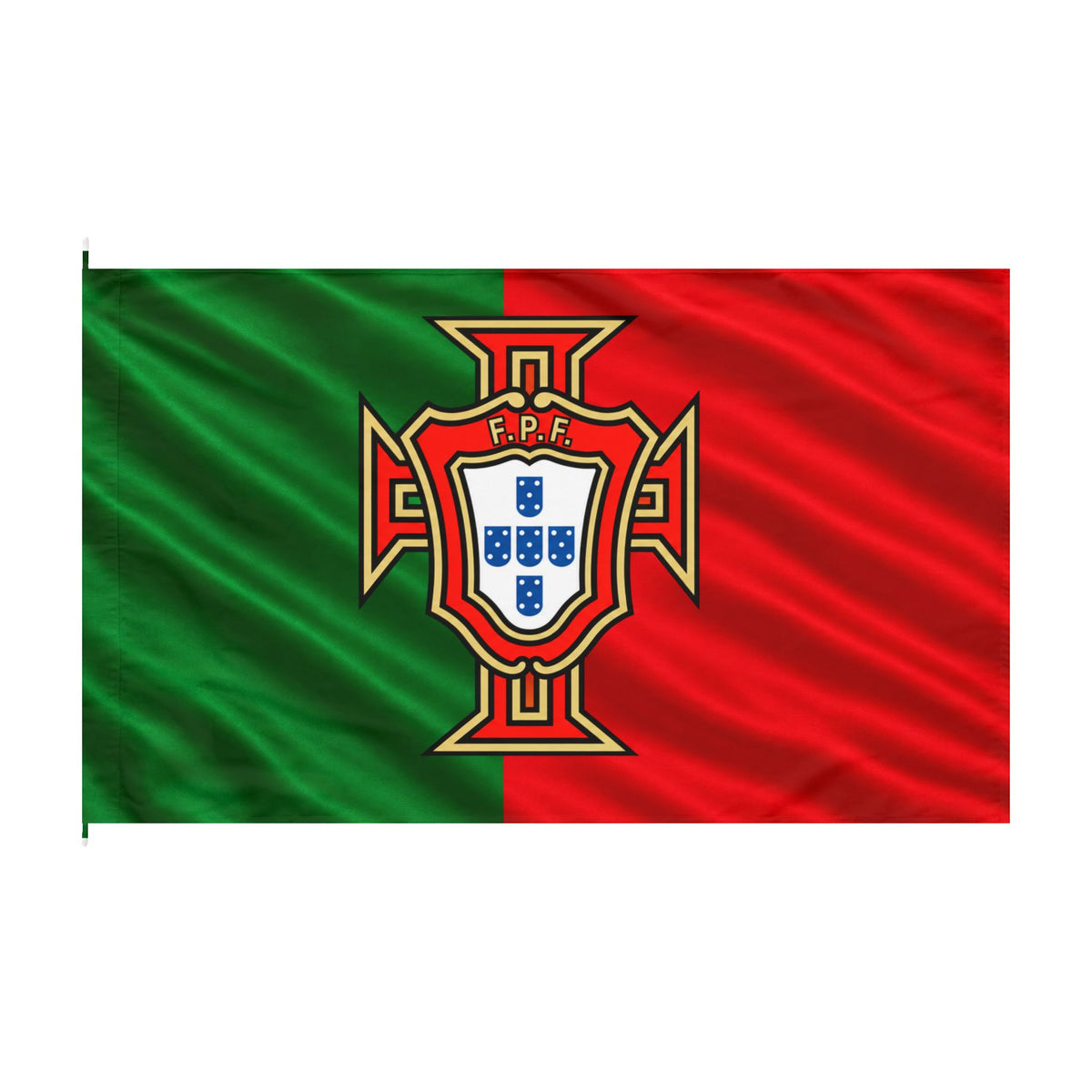 Portugal Crest Double-Sided Flag — Portuguese National Flag, Outdoor & Indoor Decorative Banner