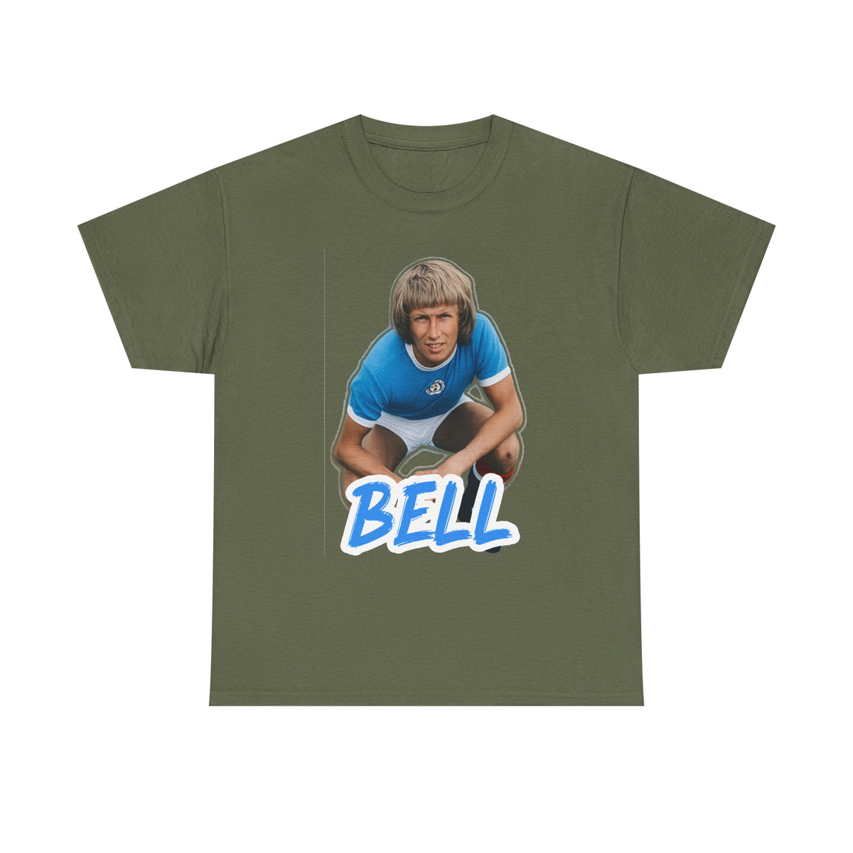 Colin Bell Manchester City Legend Retro Soccer Tee — Vintage Player Graphic T-Shirt