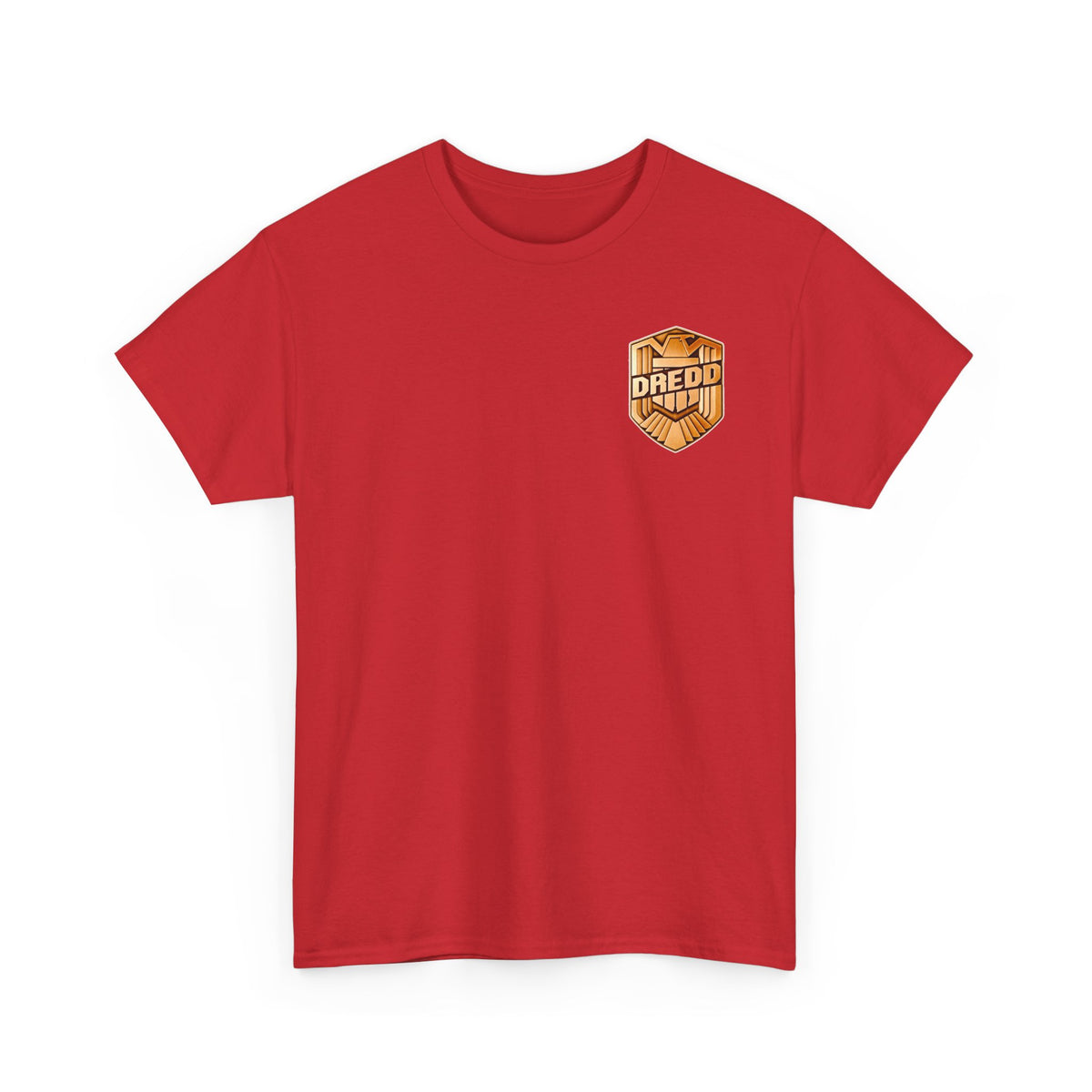 Dredd Shield Badge T-Shirt — Retro Law Enforcement Logo Tee