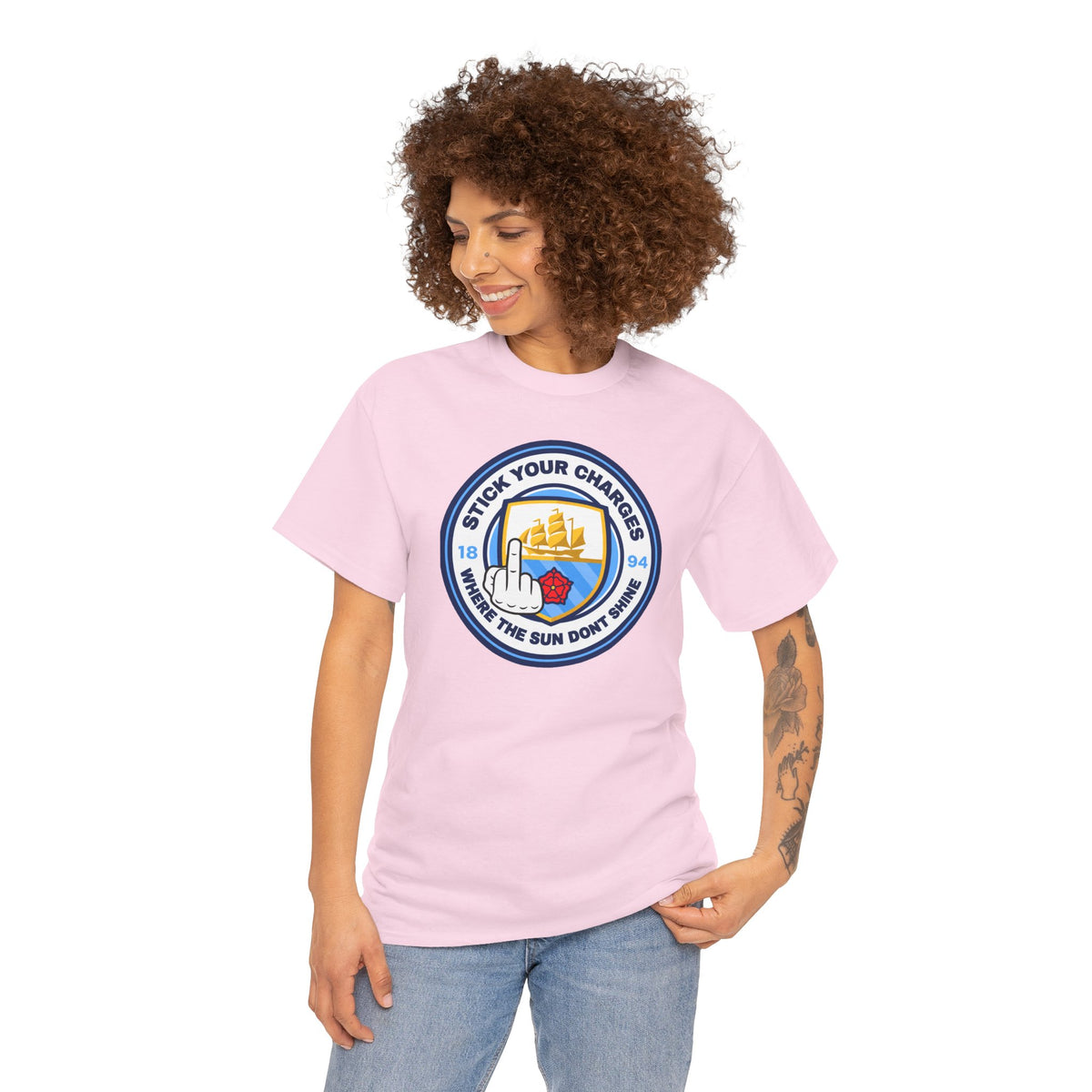 Manchester City "Stick Your Charger Where the Sun Don't Shine" Cotton t-shirt