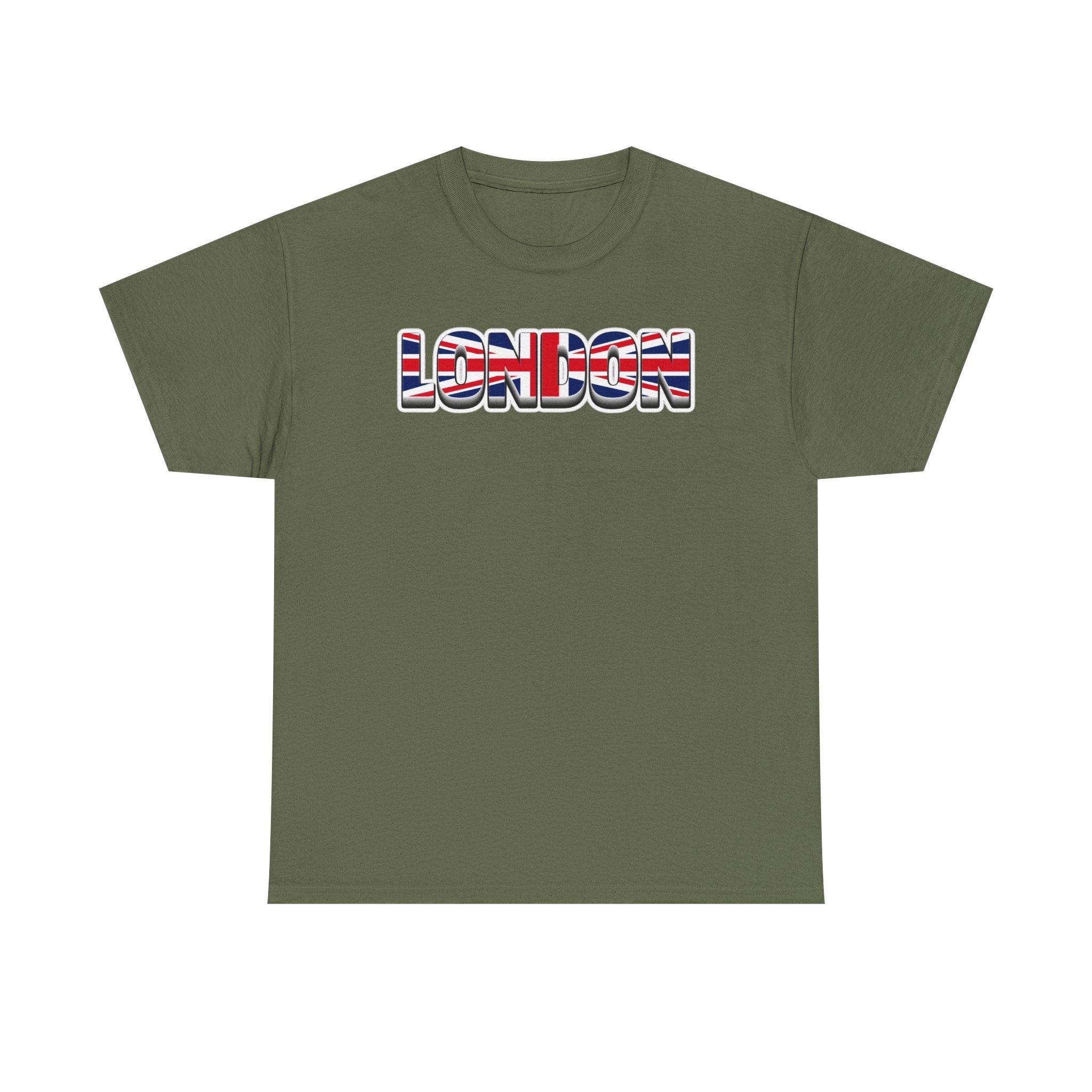 London Union Jack Graphic Tee — Bold UK Travel T-Shirt