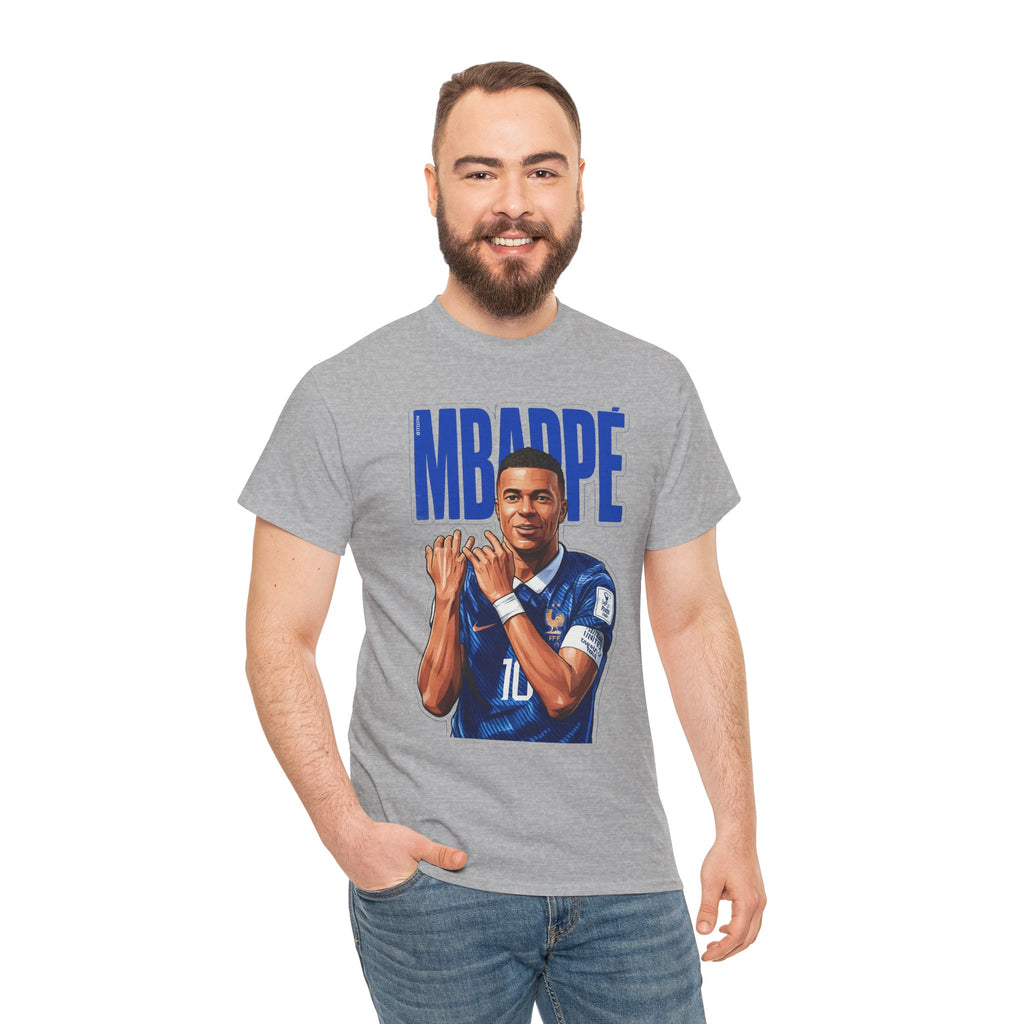 MBAPPE Graphic Shirt Soccer Star Portrait Tee — "