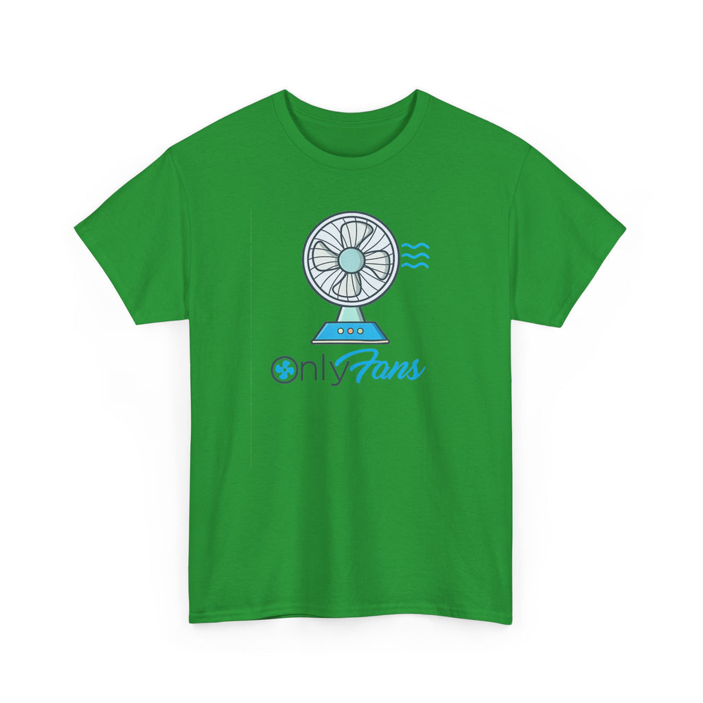 Only Fans Graphic Tee — Cute Fan Illustration Novelty T-Shirt