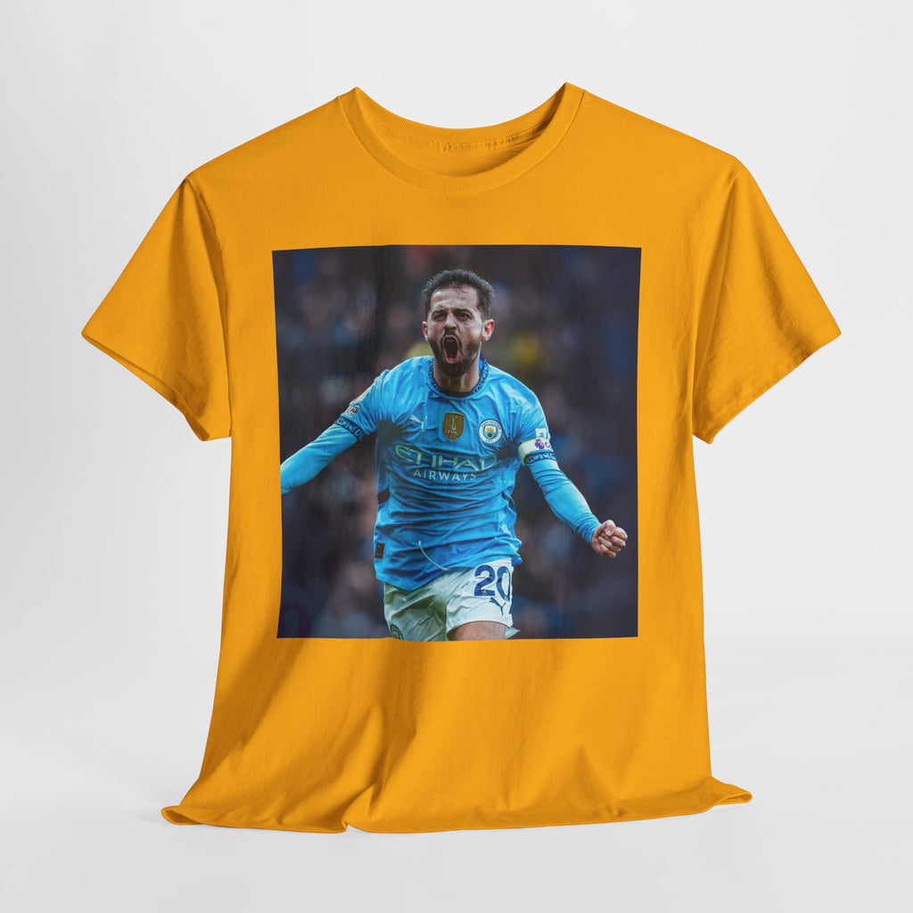 Bernardo Silva Tribute Tee – Inspirational Letter & Celebrating Goal Moment