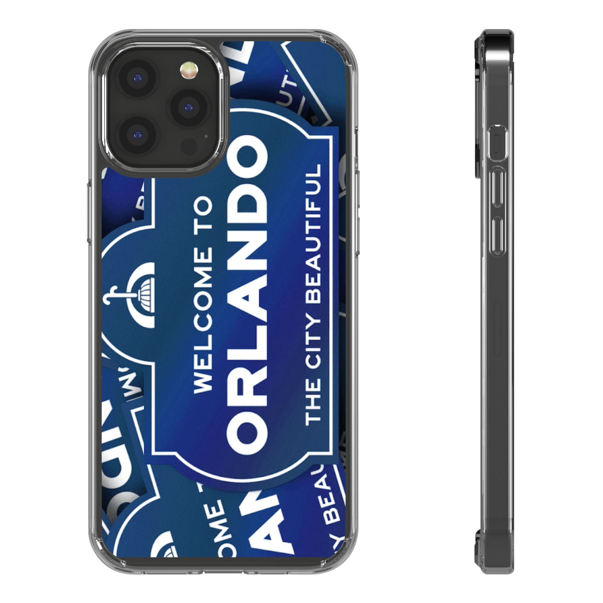 Orlando Clear Phone Case — "Welcome to Orlando" City Sign Design