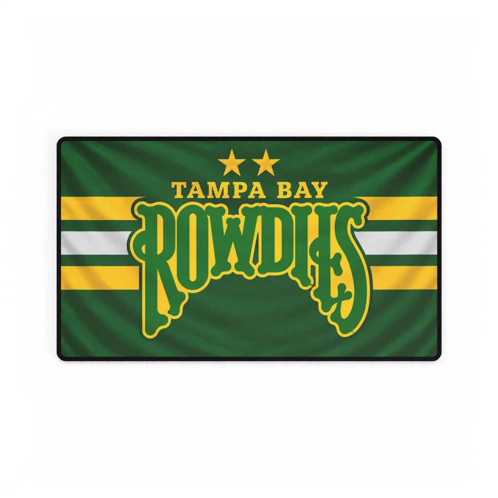 Tampa Bay Rowdies Desk Mat — Green & Gold Soccer Gaming Mouse Pad
