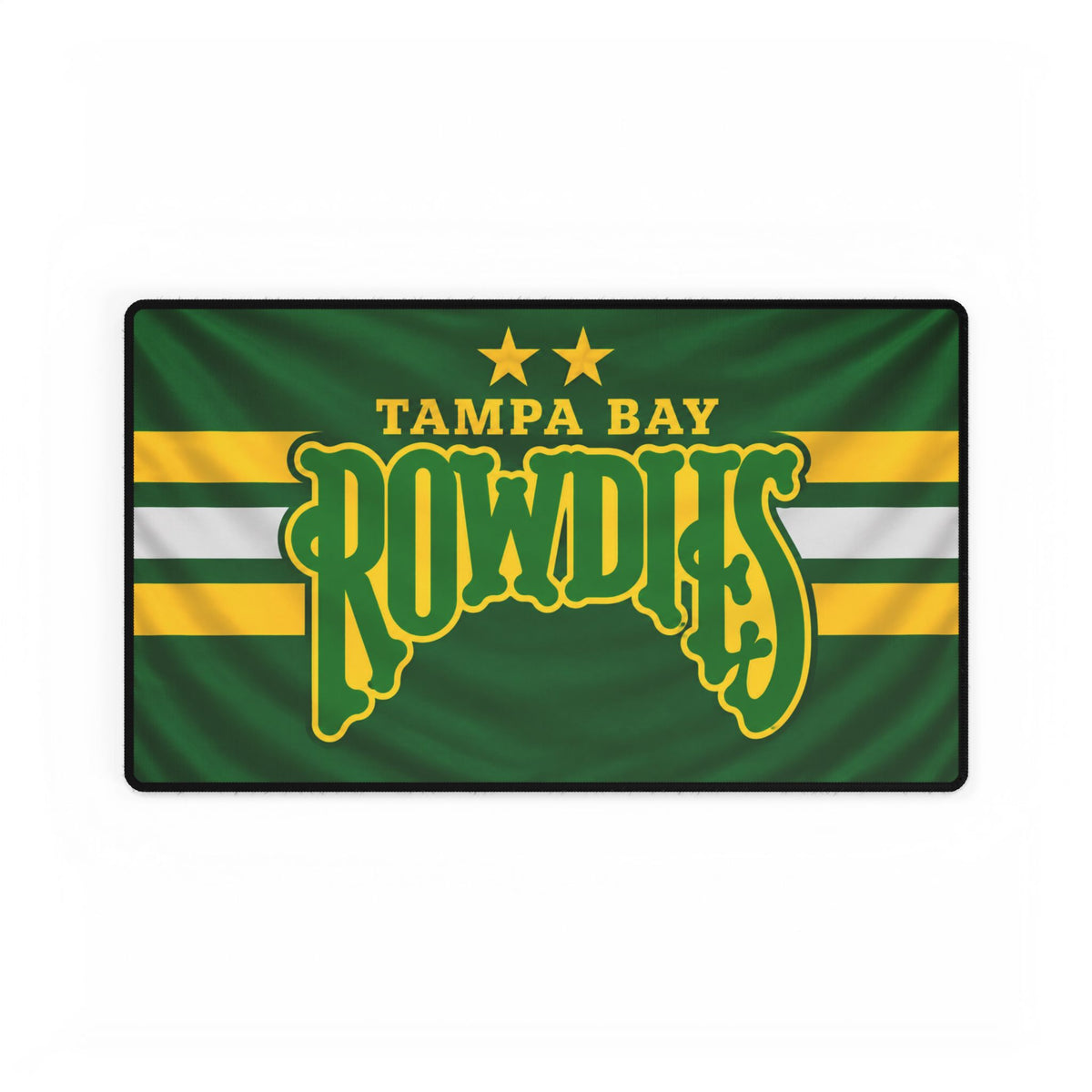 Tampa Bay Rowdies Desk Mat — Green & Gold Soccer Gaming Mouse Pad