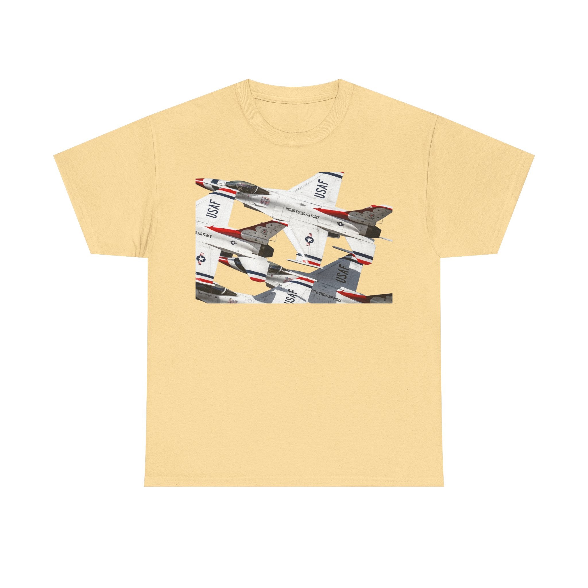 Thunderbirds Jet Formation T‑Shirt — Military Aviation Fighter Jets Tee